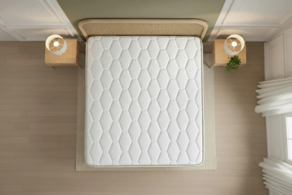 Matelas 90x190 cm Ressorts ensachés et Mémoire de forme - Le Délicat