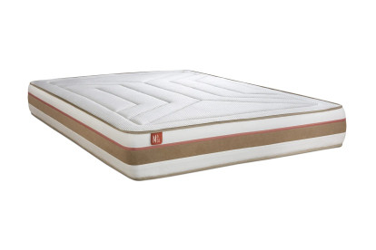 Ensemble Matelas Sommier 160x200 cm - 2 Sommiers Blanc - Le Tendre