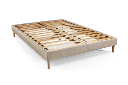 Ensemble Matelas Sommier 180x200 cm - Sommier Beige (en kit) - Le Tendre