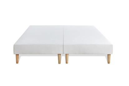 Ensemble Matelas Sommier 160x200 cm - 2 Sommiers Blanc - Le Cosy