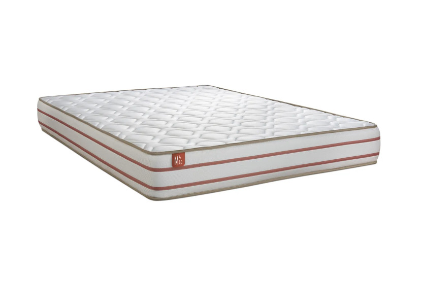Ensemble Matelas Sommier 180x200 cm - 2 Sommiers Blanc - Le Doux
